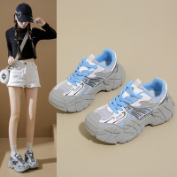 ins韩版新款老爹鞋女秋跑步休闲鞋厚底增高鞋