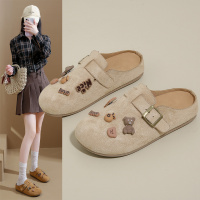 勃肯鞋子女秋季新款韩版ins女学生休闲潮流百搭半拖女鞋