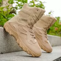 新款秋冬高帮男靴百搭英伦风马丁靴户外潮流运动登山鞋男