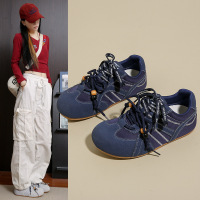 秋季新款韩版透气阿甘鞋女ins学生休闲鞋女德训跑步女鞋