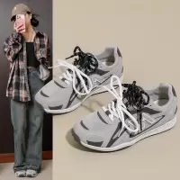 秋季新款韩版透气阿甘鞋女ins学生休闲鞋女德训跑步鞋