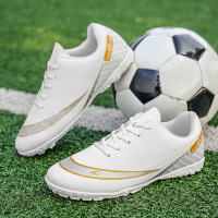 男女同款秋季新款网布休闲运动轻便舒适透气户外缓震套脚pu足球鞋