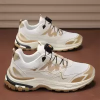 运动鞋男款年秋冬季新款透气休闲百搭日常拼色厚底潮流男鞋