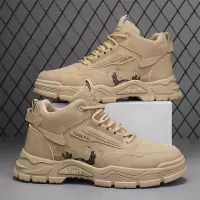 马丁鞋年秋季复古英伦风低帮休闲百搭男士增高运动厚底男靴