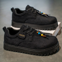 春夏季新款包头半拖休闲舒适透气简约时尚平跟百搭日常男款勃肯鞋