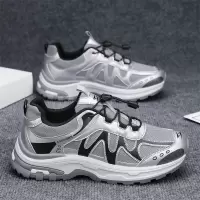 秋冬季上新款时尚简约百搭网面透气运动休闲篮球鞋跑步男款休闲鞋