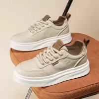 秋季新款户外时尚潮流复古系带套脚运动男鞋日常休闲透气男士板鞋