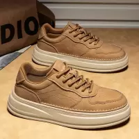 秋季新款男士休闲日常百搭舒适厚底松紧带舒适男士运动潮流板鞋