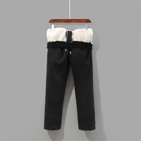 男士休闲裤加绒加厚老年外穿宽松爸爸男长裤秋冬加绒裤子男松紧裤