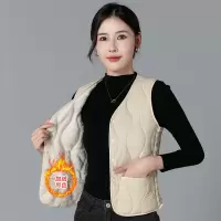 新款秋冬棉马甲女士加绒加厚大码坎肩中老年内穿保暖背心女宽