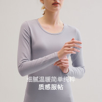 两件装女纯棉单件上衣秋冬新款打底衣学生纯色打底衫