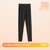 秋冬女士德绒加厚加绒保暖内衣大码双面磨毛打底高腰保暖裤
