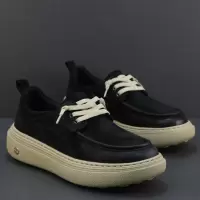 一脚蹬男鞋真皮透气运动休闲鞋男潮鞋子新款时尚软底轻便板鞋