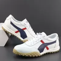 小白鞋男真皮透气运动鞋新款春季软底防滑德训鞋潮流休闲男鞋