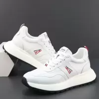 春季新款男生厚底板鞋小众小白鞋男潮鞋欧洲站男鞋运动休闲鞋