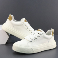 男士真皮休闲鞋男生头层牛皮板鞋男款潮鞋真皮高端欧洲站韩版男鞋