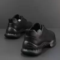 真皮户外男鞋夏季透气真皮健步防滑耐磨轻便休闲运动跑步鞋男