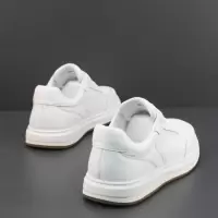 真皮男鞋百搭小白鞋男头层牛皮透气防臭休闲鞋男士简约舒适板鞋子