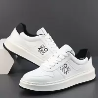 真皮运动鞋男头层牛皮小白鞋厚底轻便软底休闲板鞋潮流百搭男鞋子