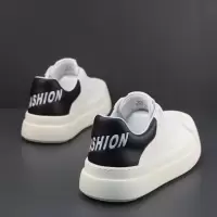 鞋子男款夏季新款厚底增高休闲鞋真皮透气小白鞋软底轻便板鞋