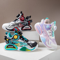 儿童篮球鞋秋冬新款学生跑步鞋女童软底透气男童运动休闲网鞋