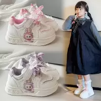 女童鞋子儿童卡通可爱板鞋秋季新款时尚休闲鞋女孩校园小白鞋