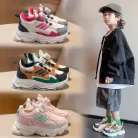 秋冬新款儿童运动鞋女童休闲跑步鞋男童网面透气中大童学生鞋