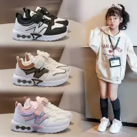 秋季新款儿童运动鞋男童女童休闲板鞋学生跑步鞋网面透气轻便
