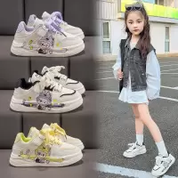 秋季新款儿童运动鞋男童女童休闲板鞋皮面舒适透气学生跑步鞋