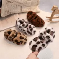 儿童毛毛鞋年秋冬季韩版毛绒绒童鞋女童加绒毛毛鞋女宝宝棉鞋