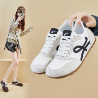ins韩版新款德训鞋女秋季学生跑步运动厚底增高休闲鞋
