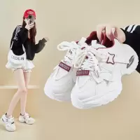 ins韩版新款老爹鞋女秋季学生跑步运动厚底增高休闲街拍