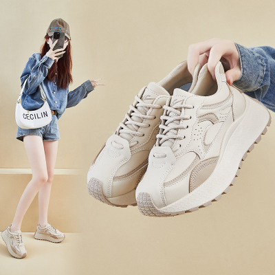 ins韩版新款老爹鞋女秋季跑步休闲鞋厚底增高