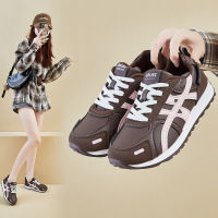 ins韩版新款阿甘鞋女秋季学生跑步运动厚底增高休闲鞋