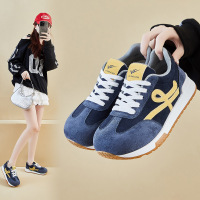 内增高ins韩版新款阿甘鞋女秋季学生跑步运动厚底休闲鞋