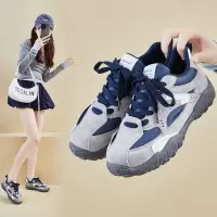 内增高ins韩版新款阿甘鞋女秋季跑步休闲厚底