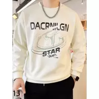 时尚潮流圆领套头卫衣秋冬新款宽松百搭长袖男装休闲印花字母上衣