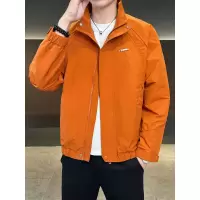 秋季休闲夹克外套男立领潮流春秋新款青年百搭宽松男士上衣冲锋衣