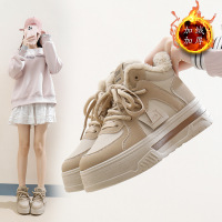 棉鞋ins韩版新款冬季加绒面包鞋女学生保暖百搭休闲板鞋