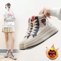 雪地靴女新款冬季百搭加绒加厚保暖马丁靴短筒棉鞋休闲鞋