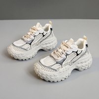 ins韩版厚底老爹鞋秋季新款街拍学生跑步运动鞋增高鞋