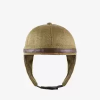 飞行员帽子男女士秋冬护耳欧美无檐地主街头棒球帽