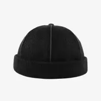 针织毛线帽子秋冬季瓜皮帽嘻哈个性潮流男女地主痞子帽无檐地主帽