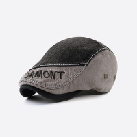 水洗做旧东南亚前进帽中年男士帽子字母刺绣新款鸭舌帽