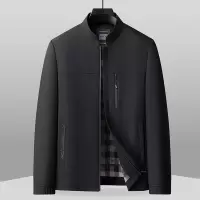 新款爸爸装50岁春季夹克中老年男式外套40-50岁中年服装男大码