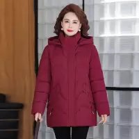 新款中老年棉衣女冬季新新款中年女装妈妈装棉服棉衣50岁保暖女冬
