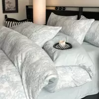 加厚花牛奶绒四件套冬季双面绒被套珊瑚绒床单床笠保暖床上用品