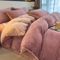 冬季加厚保暖牛奶绒被套单件学生宿舍单人双面法兰珊瑚绒单独被罩