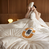 80%李官奇大豆纤维被子全棉长绒棉被芯春秋被子母被加厚冬被被褥