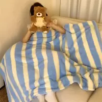 韩系摇粒绒毛毯秋冬加厚沙发毯办公室午睡毯披肩毯空调毯毯子